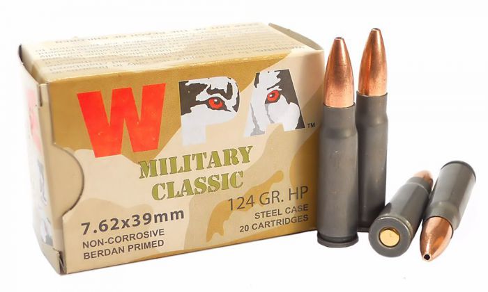 Wolf Wolf Military Classic 7.62x39 124gr HP ammunition (1000rd case) - $459.99 at Everest