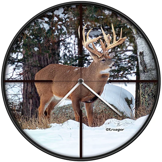 Aim Hunting AIM Hunting 14 Quartz Whitetail Buck Clock - $39.99 at Everest