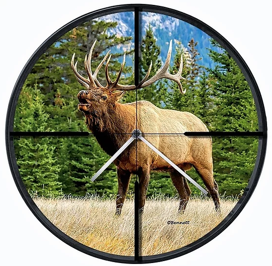 Aim Hunting AIM Hunting Bull Elk Clock - $39.99 at Everest