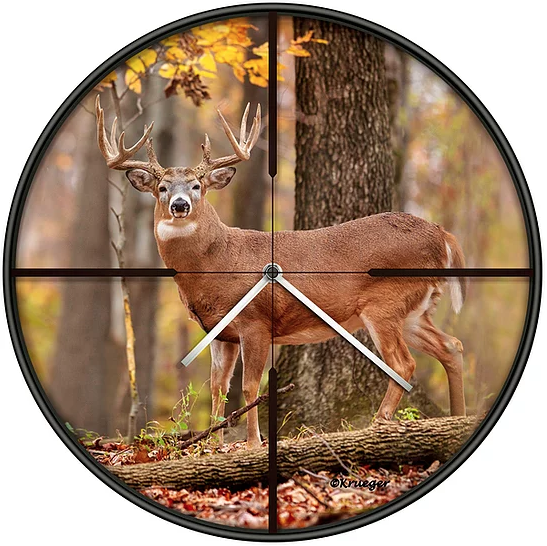 Aim Hunting AIM Hunting Whitetail Buck Clock - $39.99 at Everest