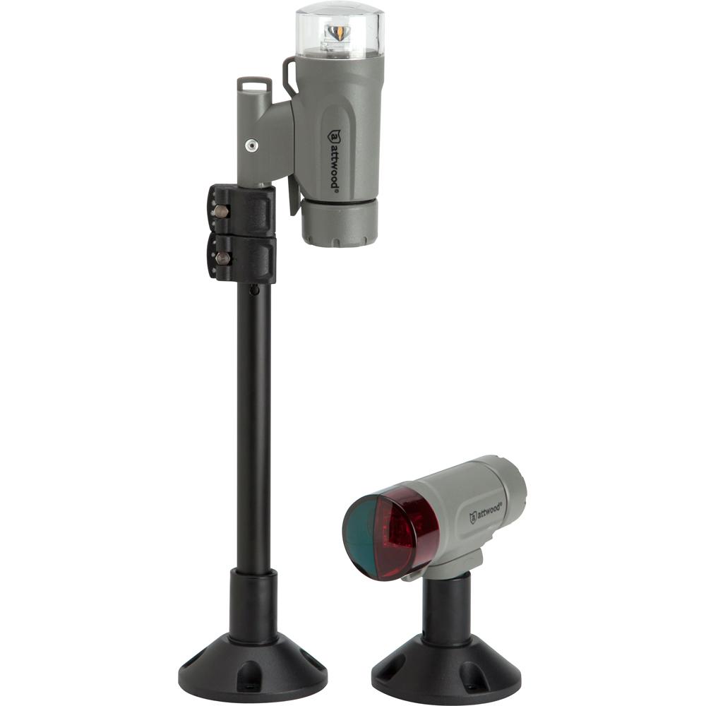 Everest Attwood PaddleSport Portable Navigation Light Kit - Screw Down or Adhesive Pad - Gray - $48.59 at Everest
