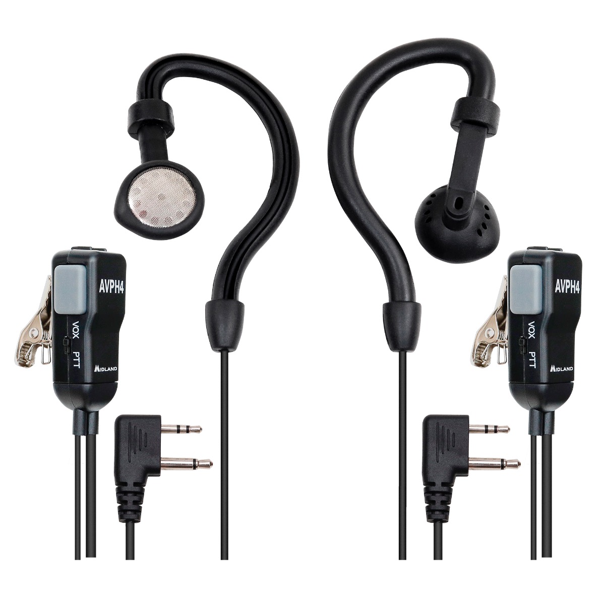 Midland Radio AVPH4 Wrap Around the Ear Headsets