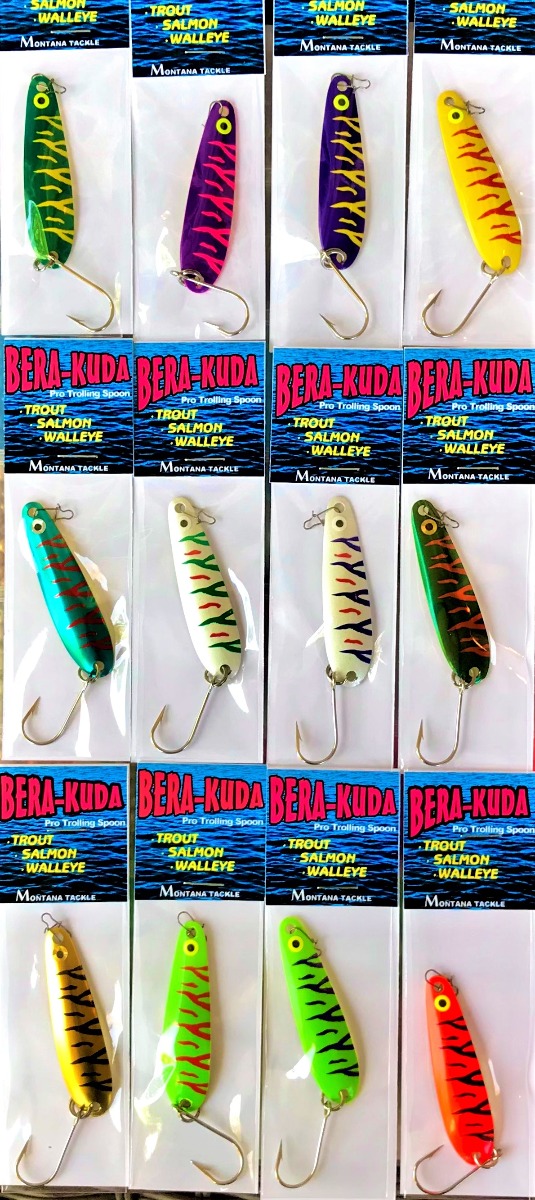 Everest Bera-Kuda AP Pro Trolling Spoons (12) - $59.99 at Everest