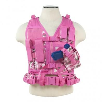 Everest Vism By Ncstar  Tactical Vest [Xsm-Sm] - Pink Camo - $41.72 at Everest