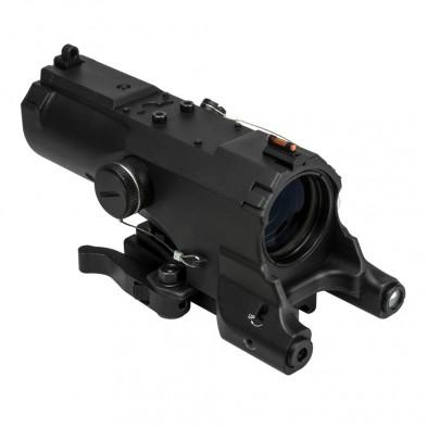 Everest Eco 4X34 Prismatic Scope/Urban Tactical Ret/Blue Ill./Green Laser/White And Red Nav Lights/Black/Mod 2 - $223.62 at Everest