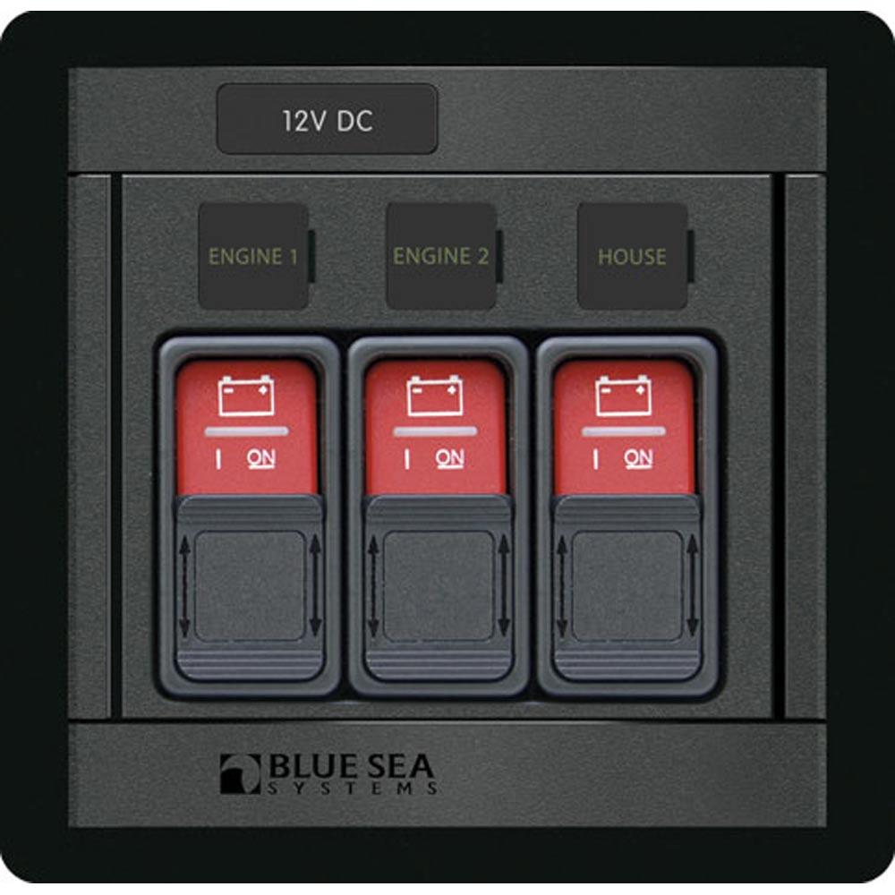 Everest Blue Sea 1148 Remote Control Panel w/(3) 2145 Remote Control Contura Switch - $178.68 at Everest