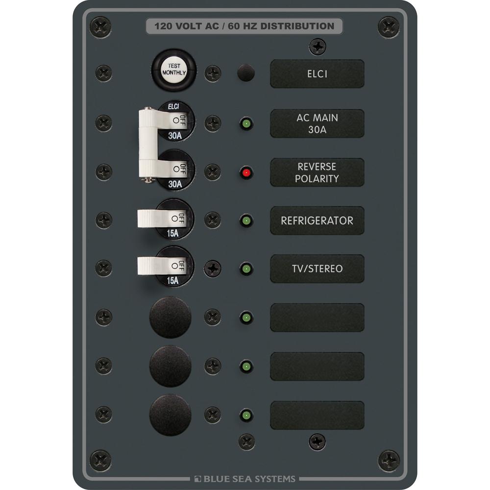 Everest Blue Sea 8101 ELCI GFCI Panel AC 5 Position - $462.23 at Everest