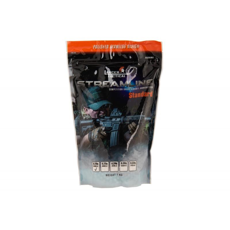 Lancer Tactical 0.20g BBs (WHITE), 5000 ct
