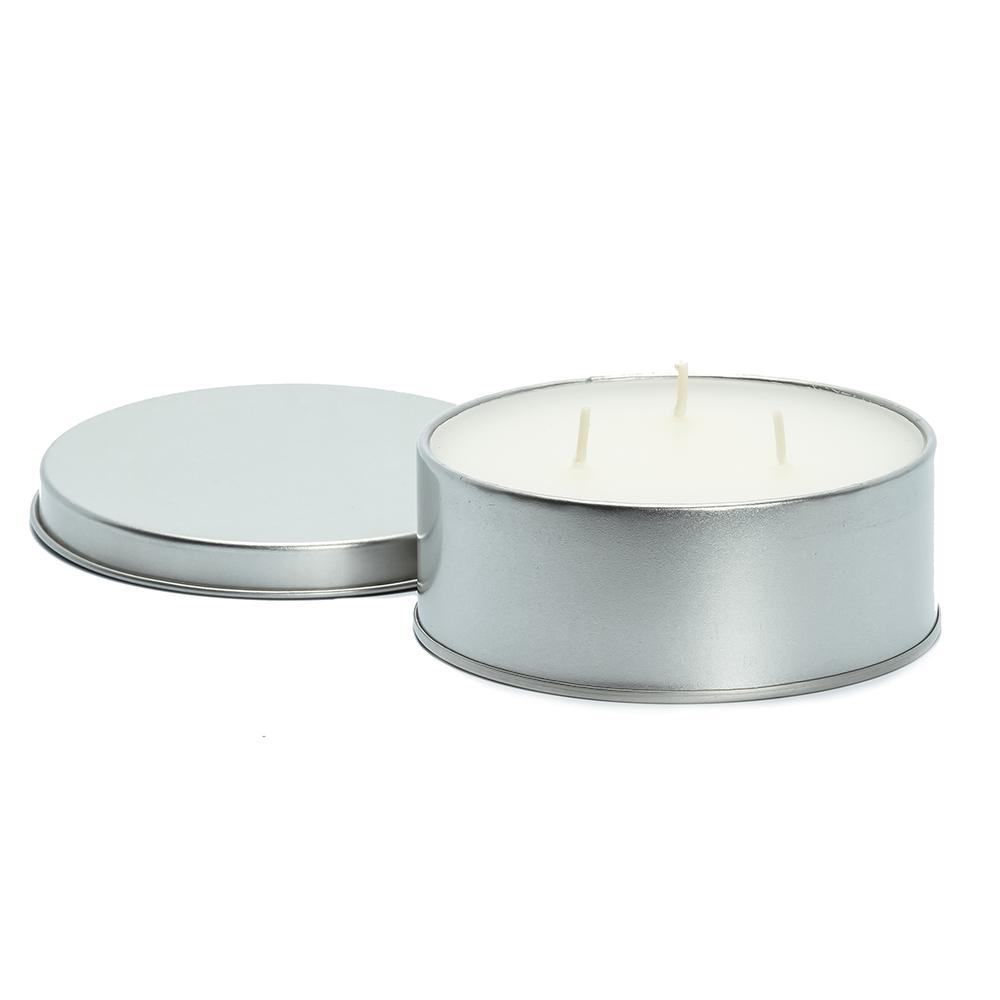 Camco Citronella Candle w/Lid - 4 x 1 16-Hour Burn Time - 3 Wicks
