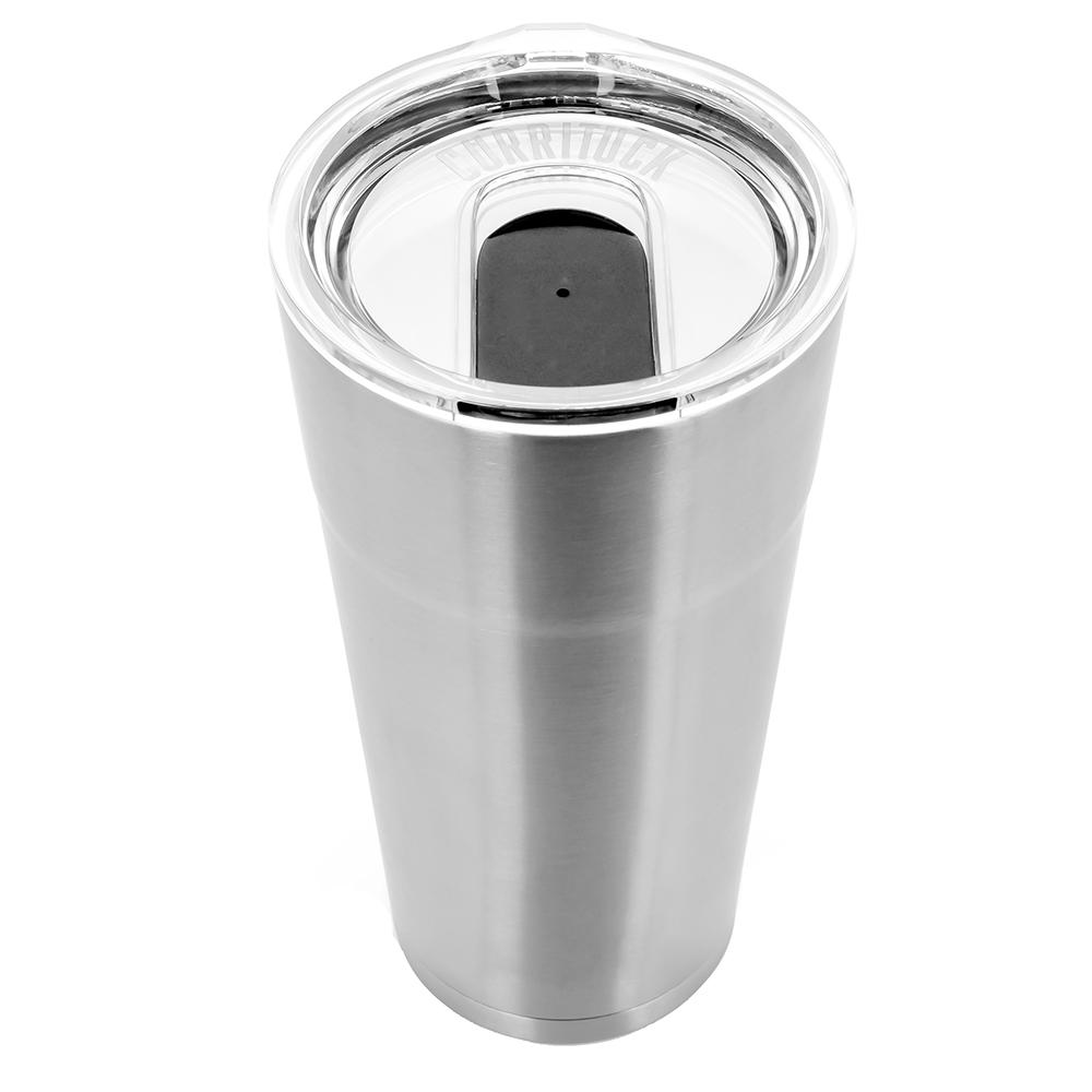 Camco Currituck 20oz Stainless Steel Tumbler w/Slider Lid