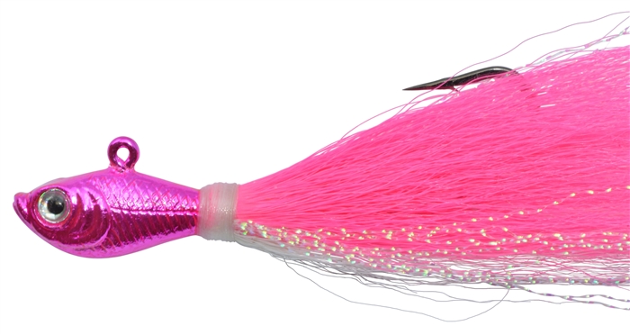Everest BUCKTAIL JIG CHROME PINK 1 - $5.90 at Everest