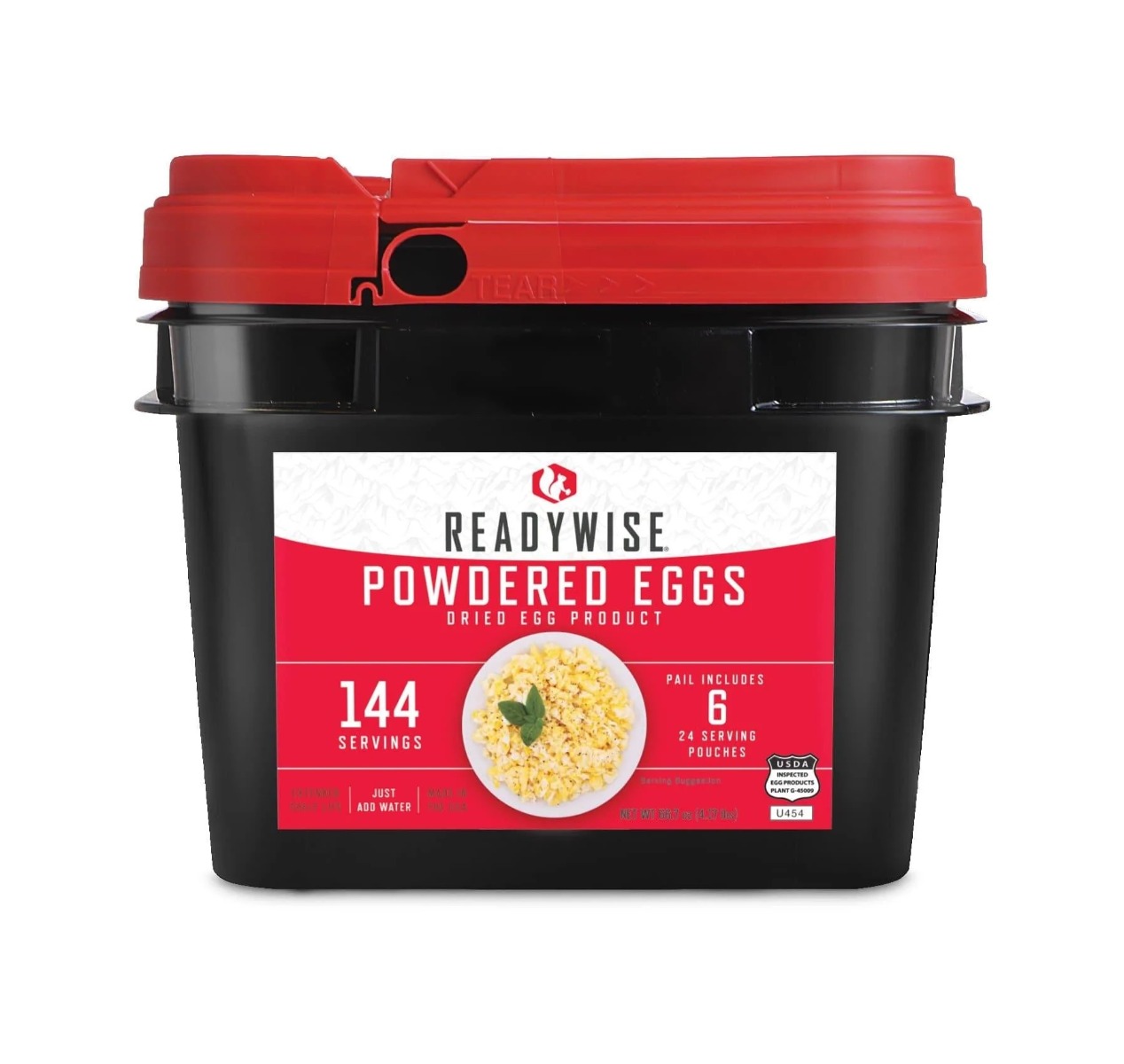 Readywise WISE 144 SERVING POWDER EGGS BUCKET - $199.99 at Everest