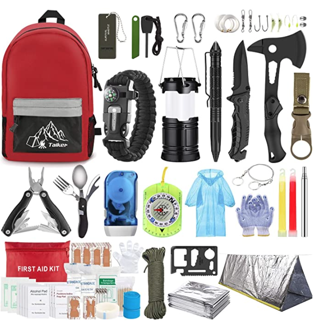 Everest Emergency Survival Kit, 151 Pcs Survival Gear First Aid Kit - $53.99 at Everest