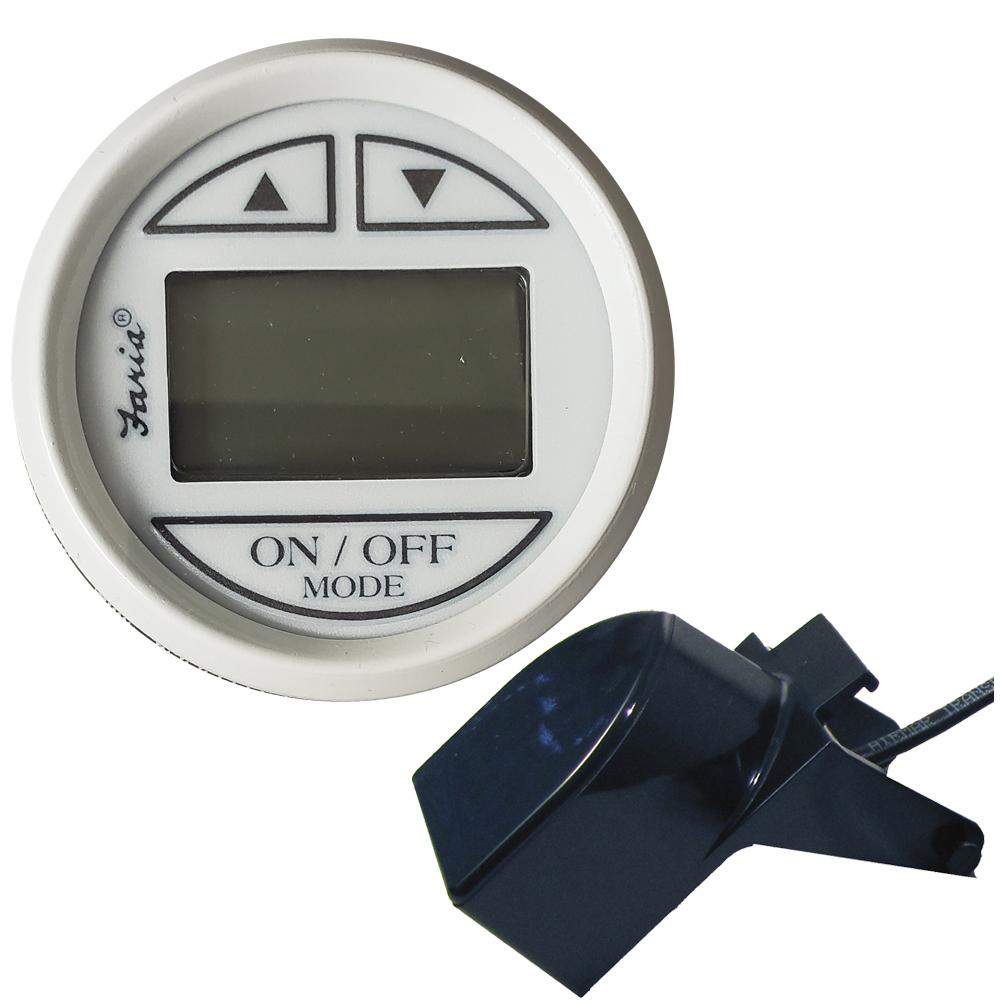 Everest Faria 2 Dress White Depth Sounder w/Transom Mount Transducer - $241.81 at Everest