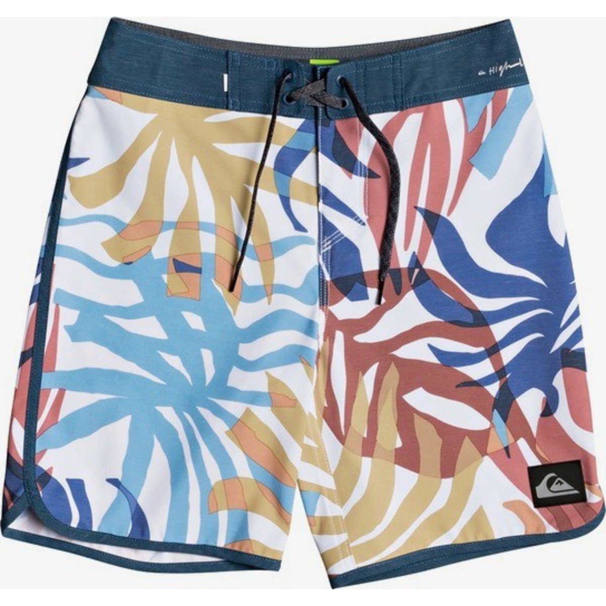 Everest Boys 8-16 Highline Vacancy Scallop 17\ Boardshorts - SNOW / 29 - $48.38 at Everest