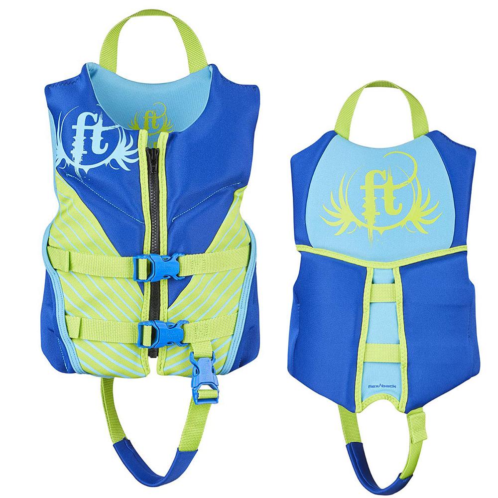 Everest Full Throttle Hinged Rapid-Dry Flex-Back Life Vest - Child 30-50lbs - Blue - $58.84 at Everest