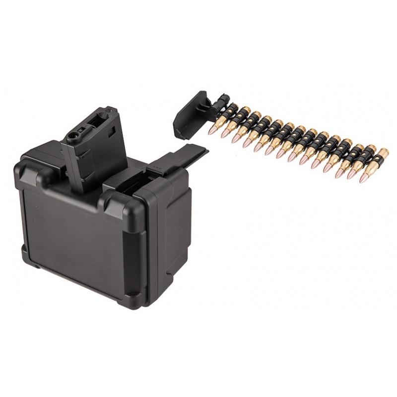 Everest Golden Eagle MCR Light Machine Gun LMG Airsoft AEG Rifle [Short Barrel] - BLACK - $328.38 at Everest