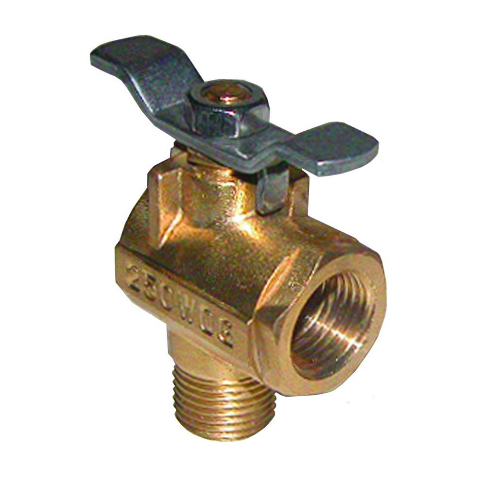 Everest GROCO 1/2 NPT 90deg Bronze Fuel Valve - $26.22 at Everest
