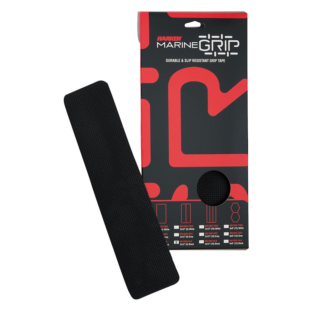 Harken Marine Grip Tape - 3 x 12 - Black - 8 Pieces