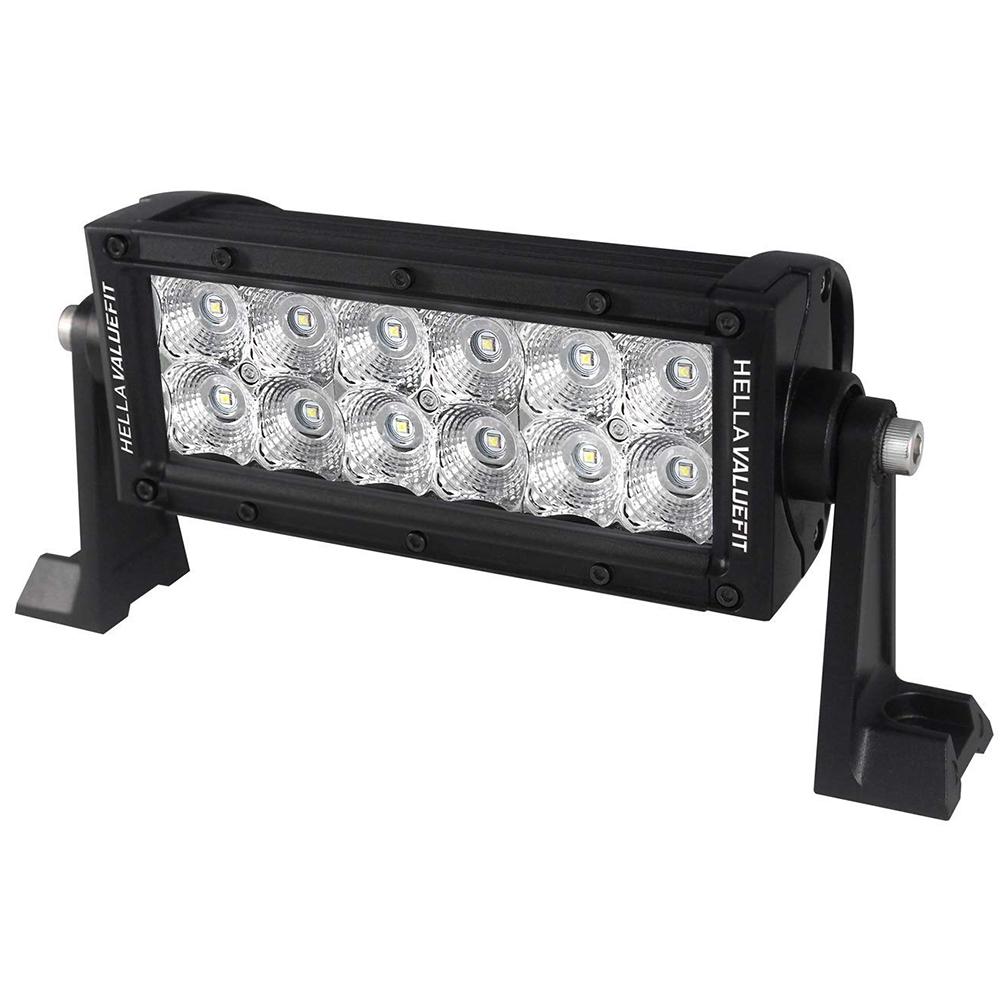 Everest Hella Marine Value Fit Sport Series 12 LED Flood Light Bar - 8 - Black - $90.94 at Everest