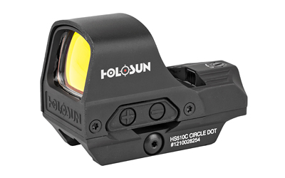 Everest Holosun Technologies, Open Reflex, 2MOA Dot or 2MOA Dot with 65MOA Circle, Solar with Internal Battery, Quick Release Mount, AR Riser, Protective Hood, Black Finish - $309.99 at Everest