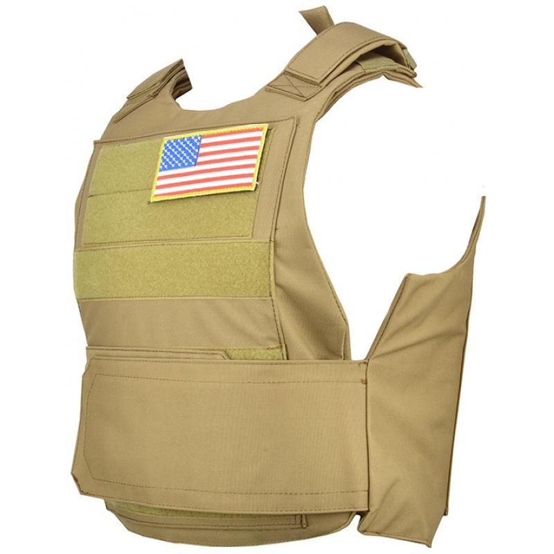 Everest Lancer Tactical Airsoft Adjustable American Body Armor [Nylon] - TAN - $64.20 at Everest