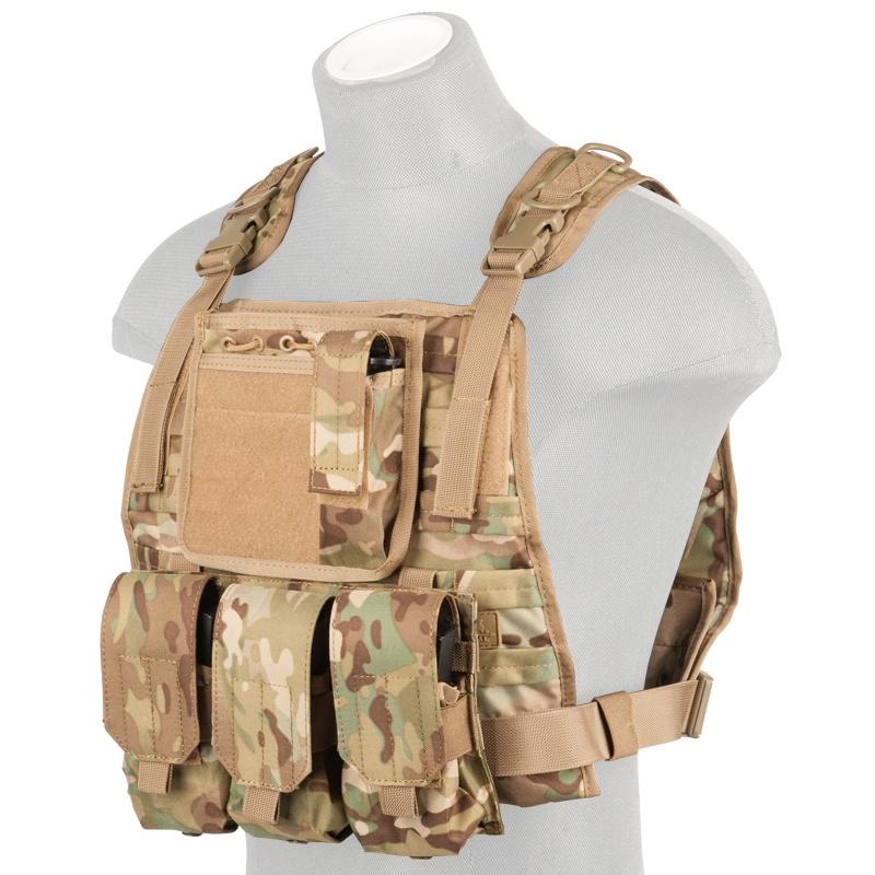 Everest Lancer Tactical Ballistic 600D Nylon Plate Carrier Vest - CAMO - $86.94 at Everest