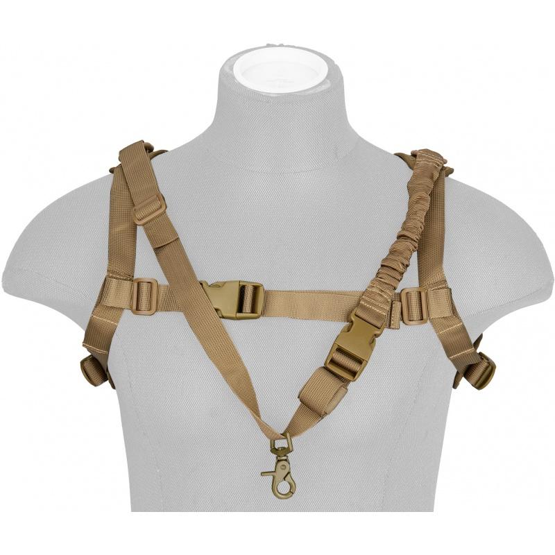 WoSport 1000D Nylon Tactical One-Point Sling Vest - TAN