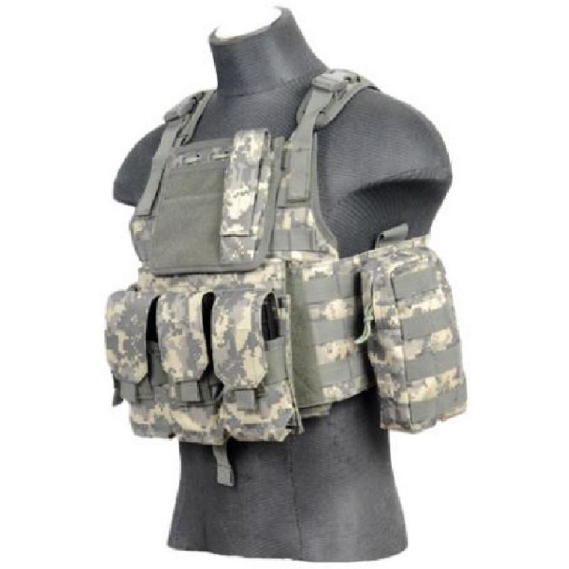 Everest Lancer Tactical CA-305A Gear Plate Carrier Vest (1000D Nylon) - ACU - $93.62 at Everest