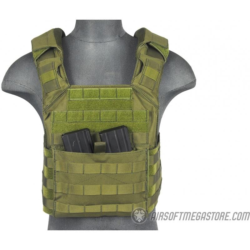 Everest Lancer Tactical 1000D Speed Attack MOLLE Plate Carrier V2 - OD GREEN - $86.94 at Everest