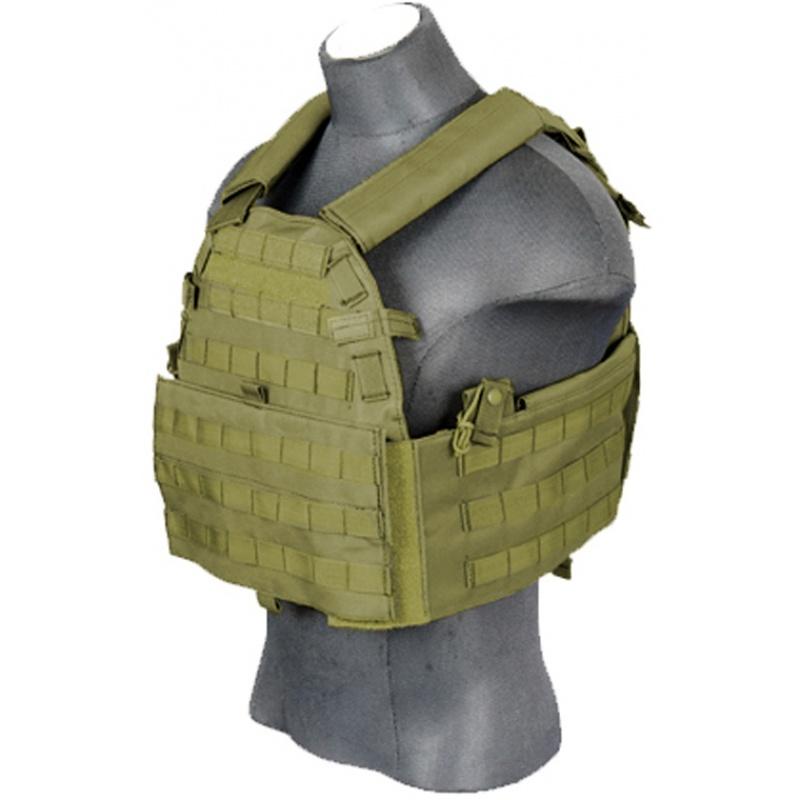 Everest Lancer Tactical 69T4 1000D Nylon Plate Carrier - OD GREEN - $69.55 at Everest