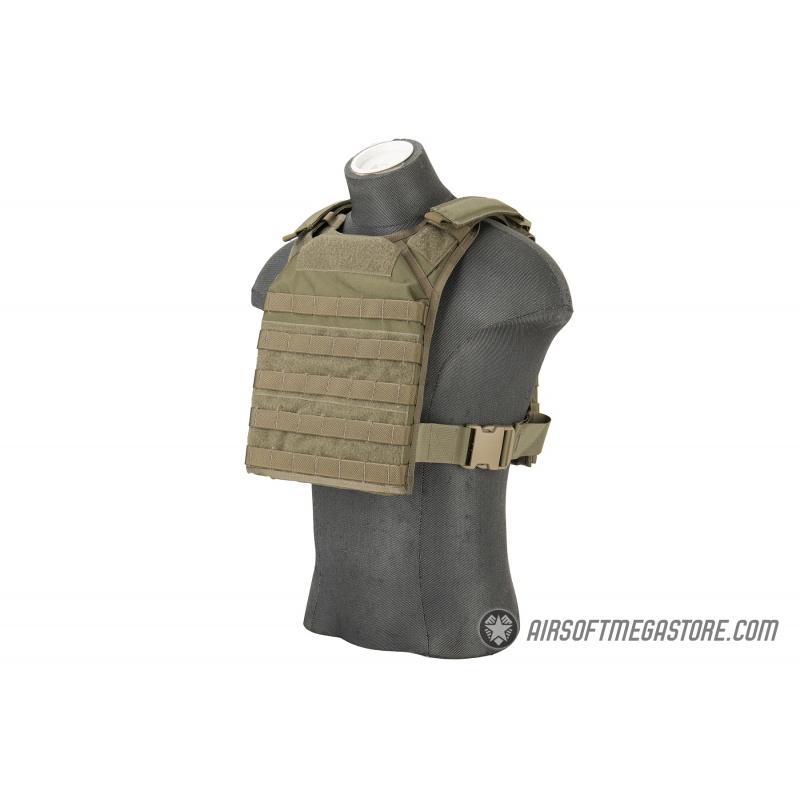 Everest Flyye Industries 1000D Cordura MOLLE PC Plate Carrier (MED) - RANGER GREEN - $98.04 at Everest