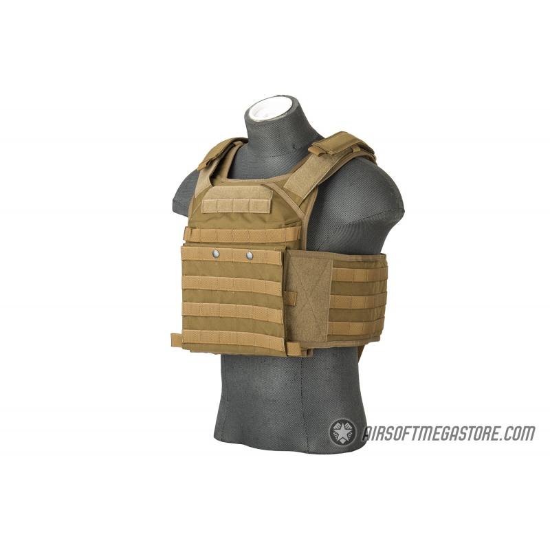 Everest Flyye Industries MOLLE FAPC Gen2 Plate Carrier w/ MOLLE Cummerbund - COYOTE BROWN - $196.88 at Everest