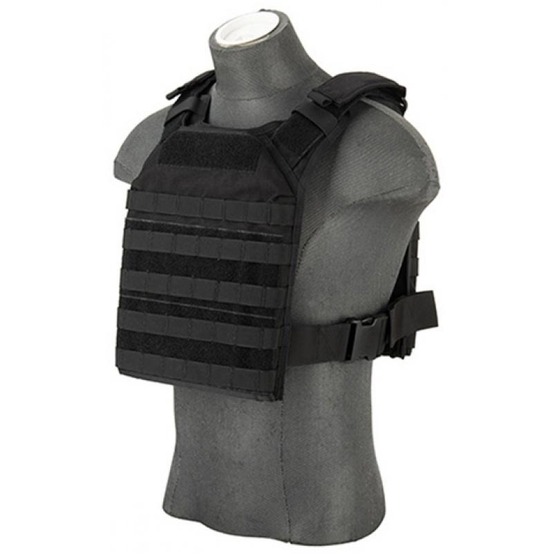 Everest Flyye Industries 1000D Cordura MOLLE PC Plate Carrier (LRG) - BLACK - $102.99 at Everest
