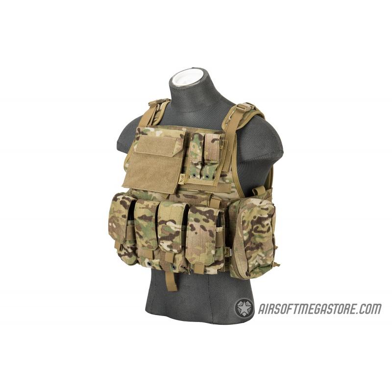 Everest Flyye Industries 1000D Cordura MOLLE Plate Carrier w/ Pouches - (LRG) MULTICAM - $267.50 at Everest