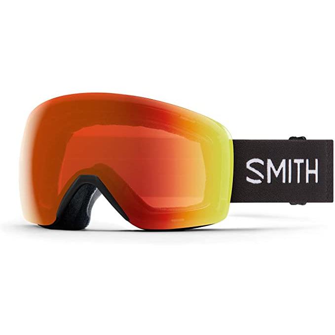 Everest Smith Skyline Snow Goggle (Black '21 / Chromapop Everyday Red Mirror) - $182.75 at Everest