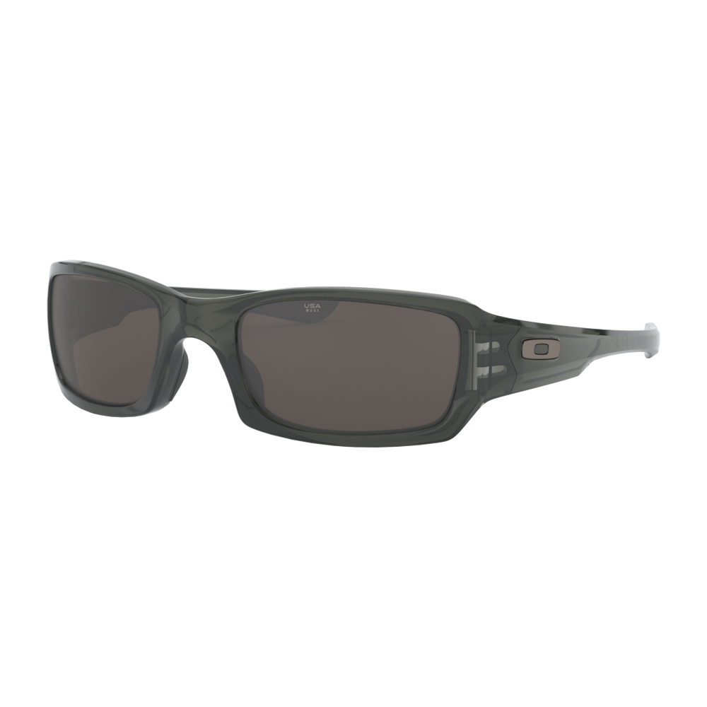 Everest Oakley Men's Oo9238 Fives Squared Rectangular Sunglasses Grey Smoke/Warm Grey - $103.20 at Everest