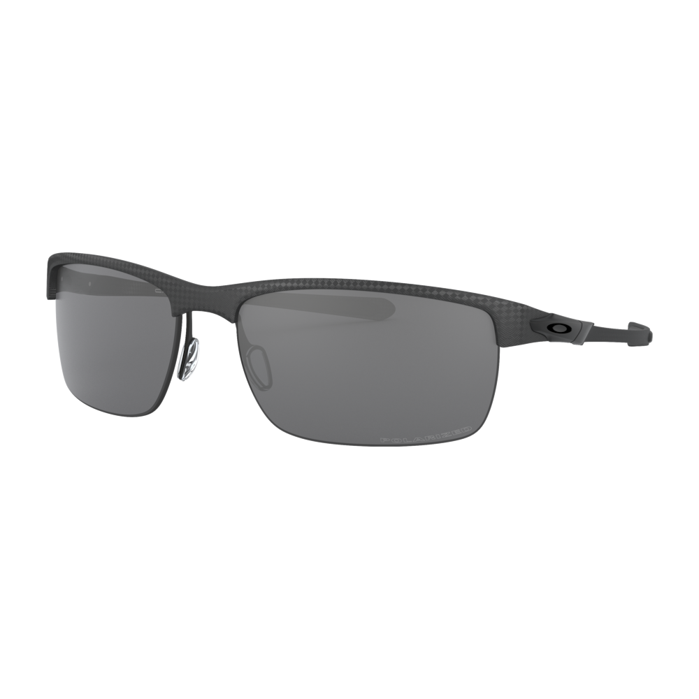 Everest Oakley Men's OO9174 Carbon Blade Rectangular Metal Sunglasses Matte/ Satin Black/Black Iridium Polarized - $425.70 at Everest