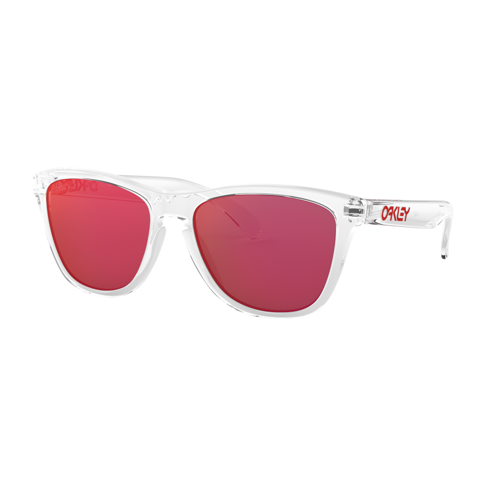Everest Oakley Oo9013 Frogskins Square Sunglasses Polished Clear/Torch Iridium - $135.45 at Everest