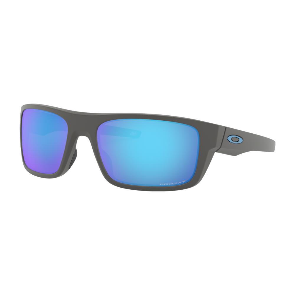 Everest Oakley Men's Oo9367 Drop Point Rectangular Sunglasses Matte Dark Grey/Prizm Sapphire Polarized - $210.70 at Everest