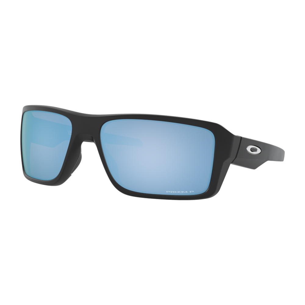 Everest Oakley Men's Oo9380 Double Edge Rectangular Sunglasses Matte Black/Prizm Deep H2o Polarized - $210.70 at Everest