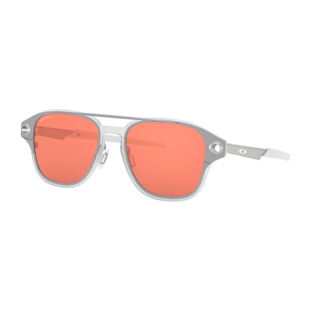 Everest Oakley Men's Oo6042 Coldfuse Titanium Square Sunglasses Polished Chrome/Prizm Peach - $199.95 at Everest