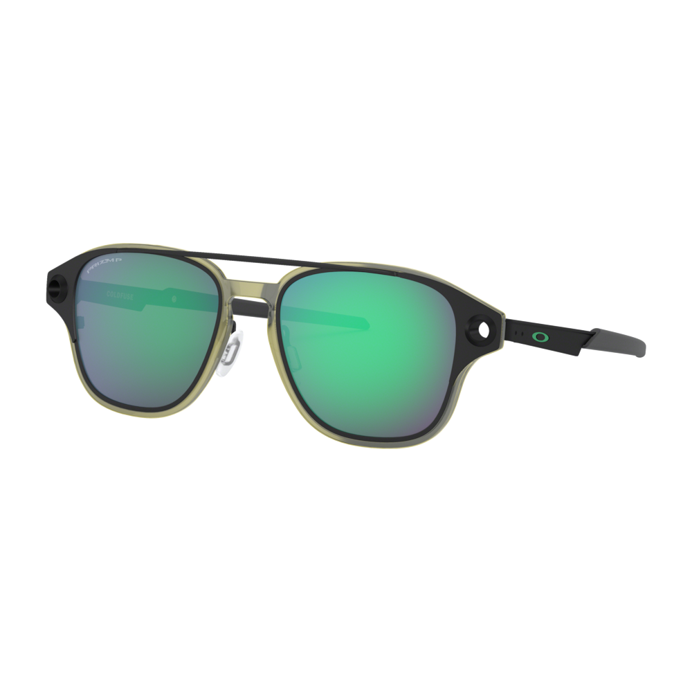 Everest Oakley Men's Oo6042 Coldfuse Titanium Square Sunglasses Matte Black/Prizm Jade Polarized - $253.70 at Everest