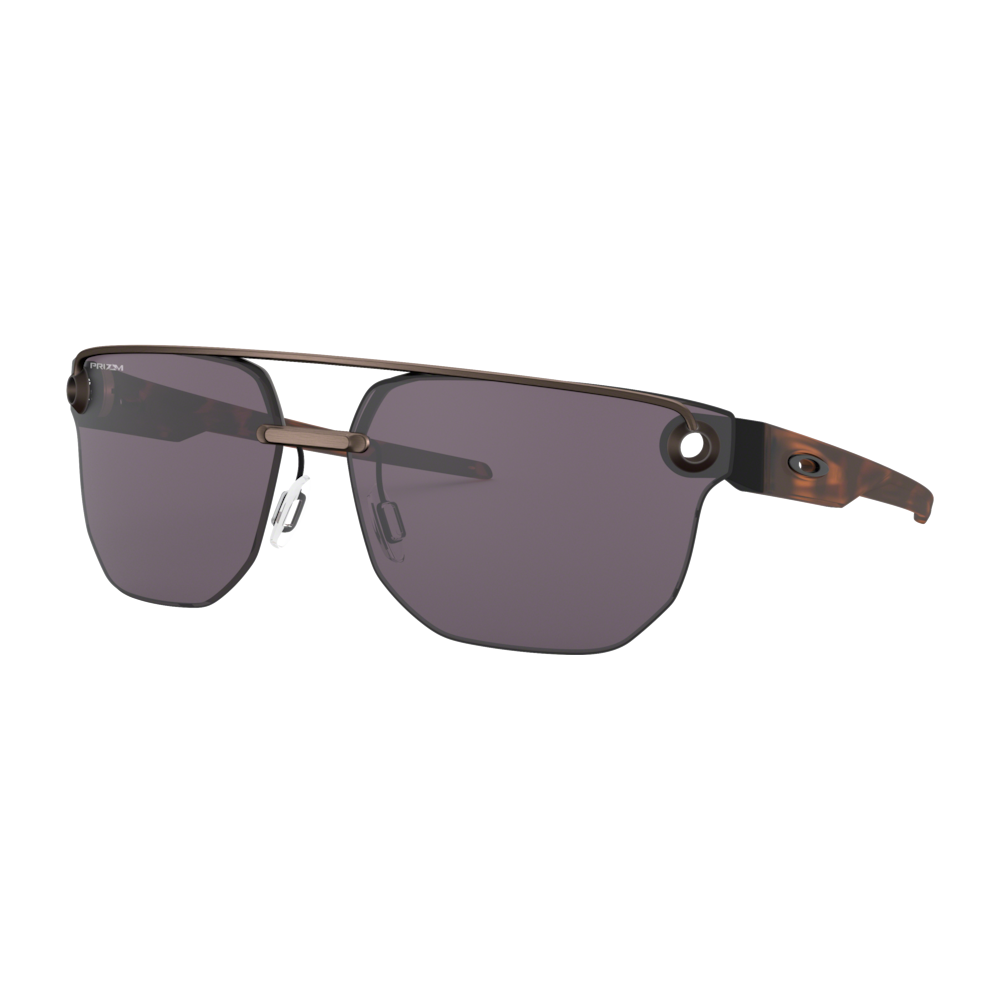 Everest Oakley Men's Oo4136 Chrystl Metal Square Sunglasses Satin Toast/Prizm Grey - $178.45 at Everest