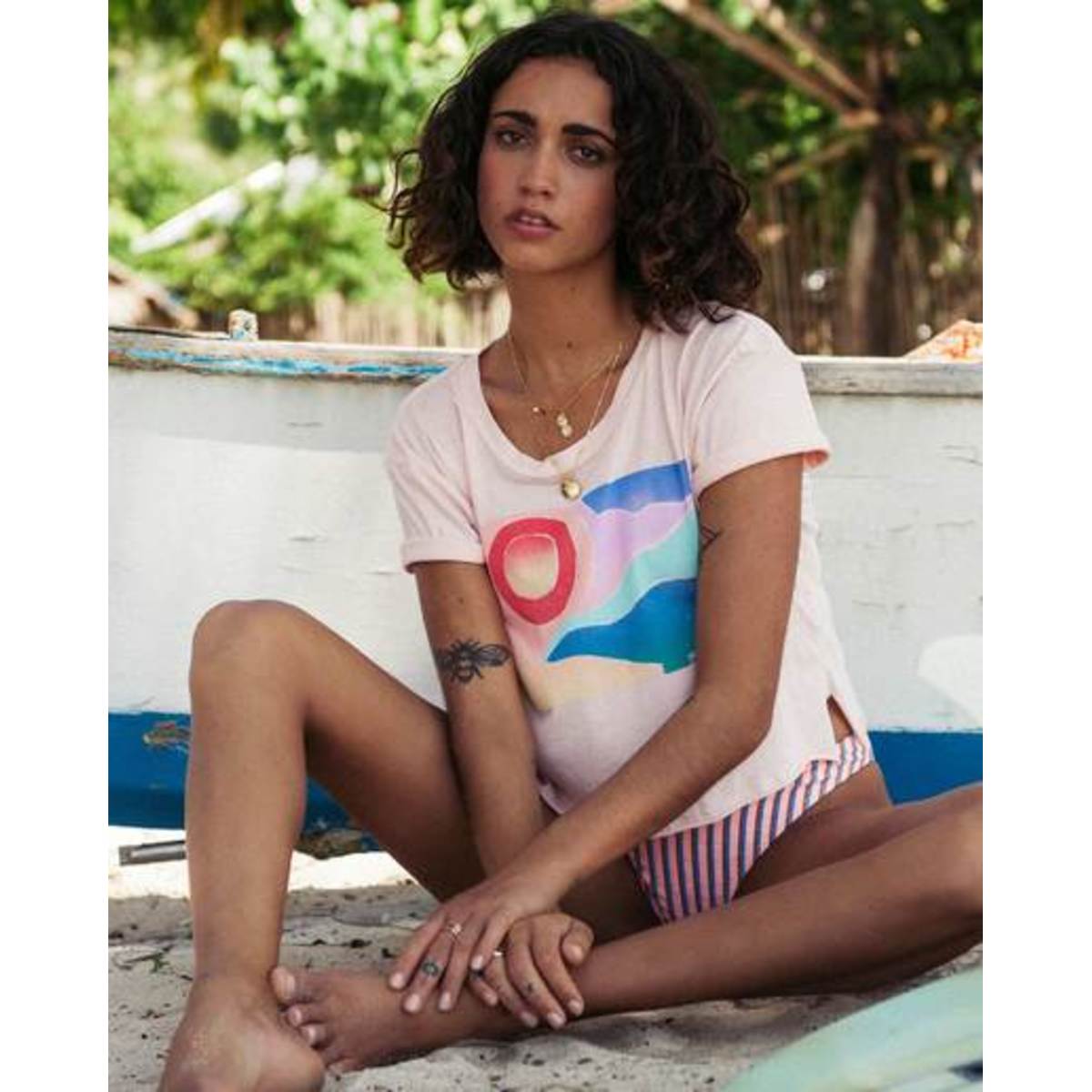 Everest Artist View T-Shirt - PEACH / L/12 - $27.90 at Everest