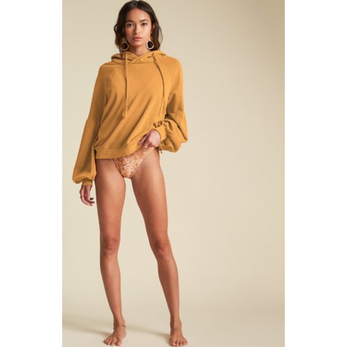 Everest Sincerely Jules Feeling Free Fleece - BURNT GOLD / M/10 - $75.20 at Everest