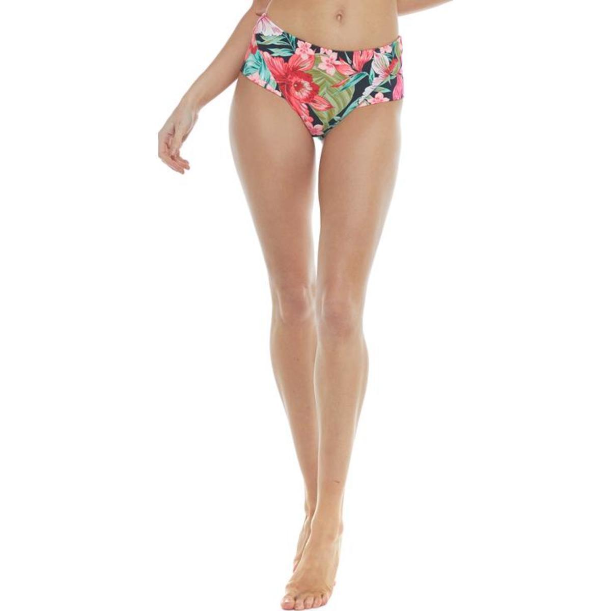 Everest Isla Foca Coco High-Waist Bikini Bottom - Black - BLACK / M/M - $74.18 at Everest