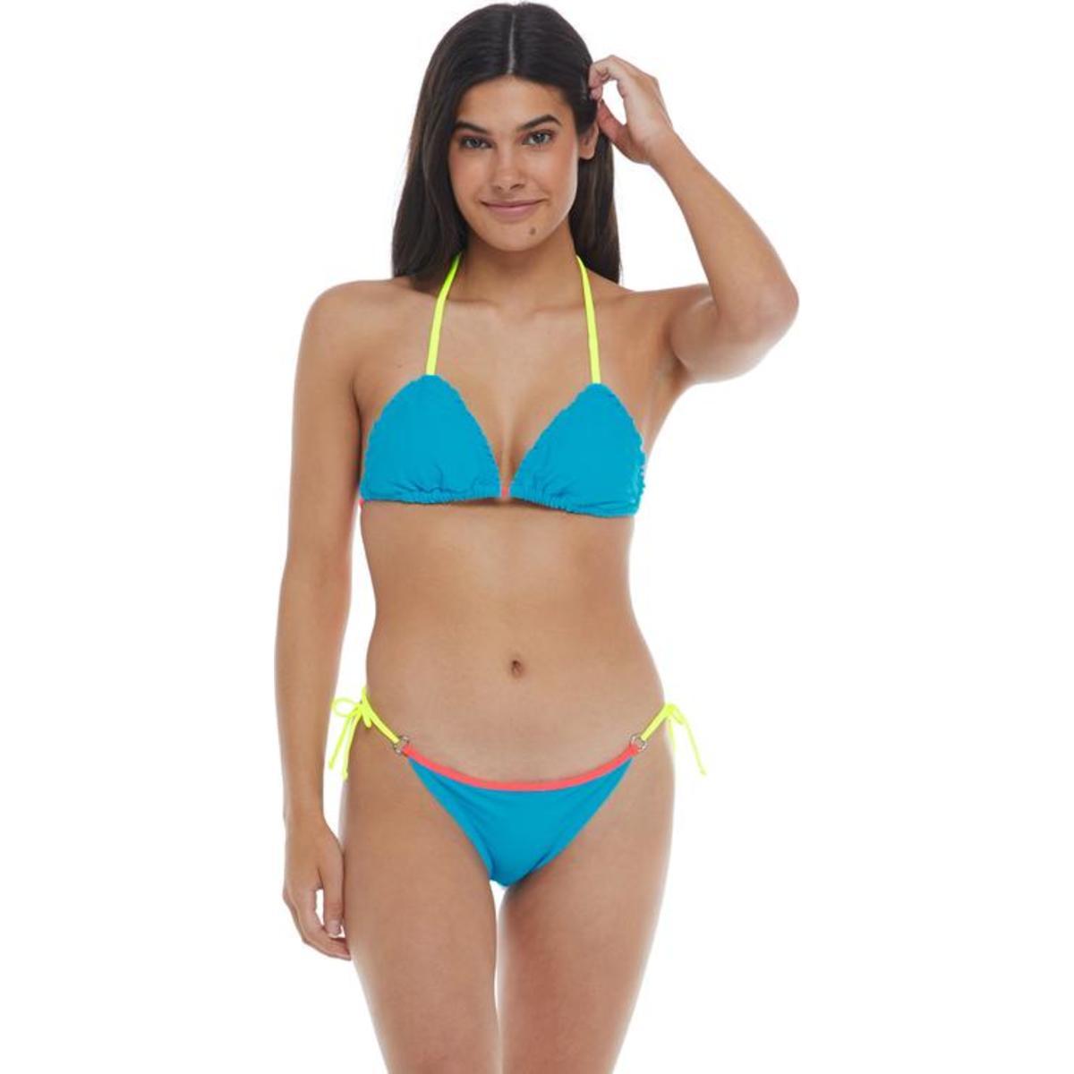 Everest Spectrum Dita Ruffle Triangle Bikini Top - Multi - MULTI / XLTG - $65.58 at Everest