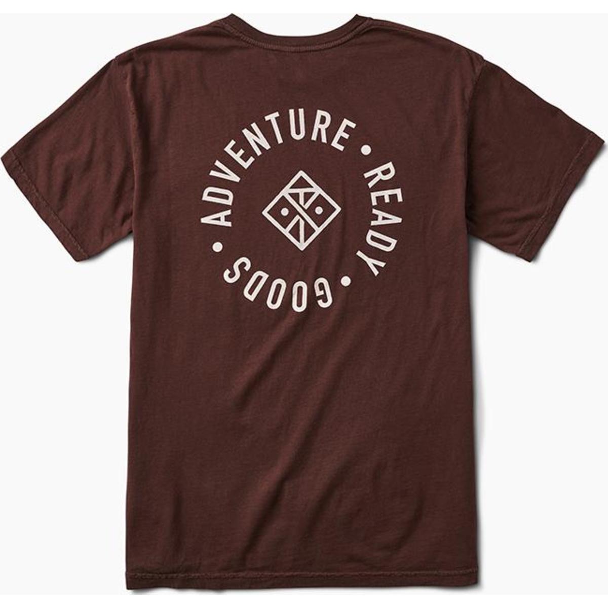 Everest Adventure Ready Goods Garment Dye Premium Tee - Brown / Small - $37.62 at Everest
