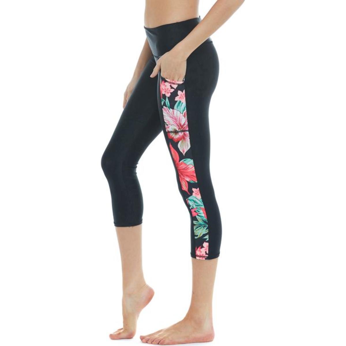 Isla Foca Vigor Cross-Over Capri - Black - BLACK / XLTG